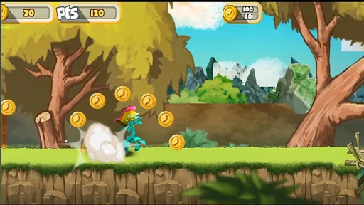 jungle monkey run：super hero screenshot 1