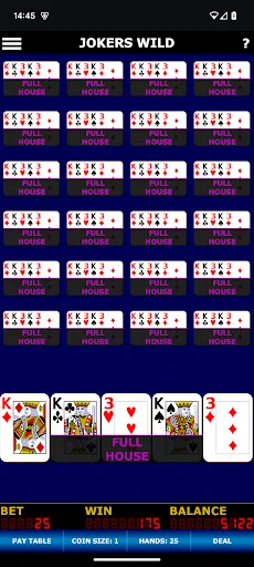 Joker Wild Video Poker