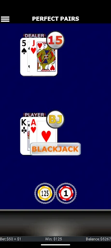 Perfect Pairs Blackjack