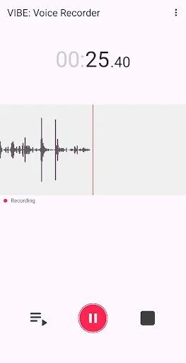 VIBE: Voice Recorder screenshot 1