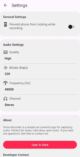 VIBE: Voice Recorder screenshot 3