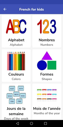 French For Kids screenshot 1