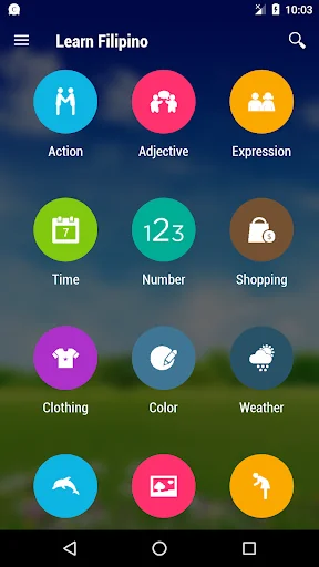 Learn Tagalog Filipino screenshot 1