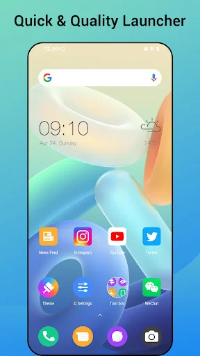 Quick Launcher for Android 16 screenshot 1