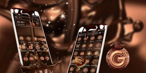Chocolate Launcher Theme screenshot 2
