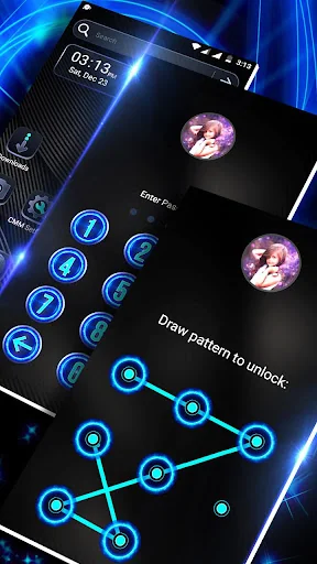 Cool Black Launcher Theme screenshot 4