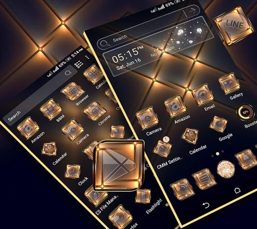 Crystal Light Launcher Theme screenshot 1