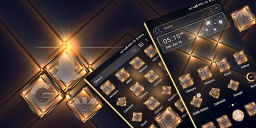 Crystal Light Launcher Theme screenshot 2