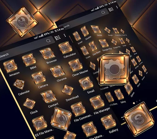 Crystal Light Launcher Theme screenshot 4
