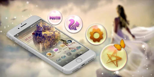 Fantasy Angel Launcher Theme screenshot 2