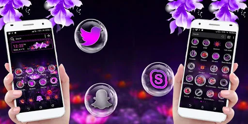 Fantasy Flower Launcher Theme screenshot 1