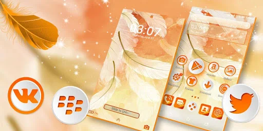 Feather Light Launcher Theme screenshot 2
