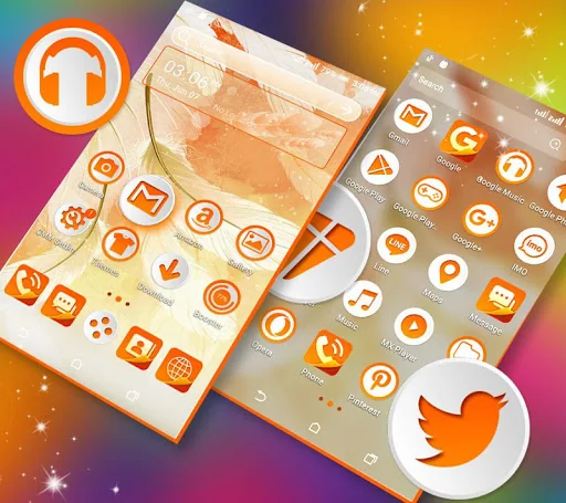 Feather Light Launcher Theme screenshot 3