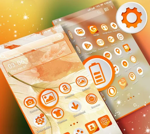 Feather Light Launcher Theme screenshot 4