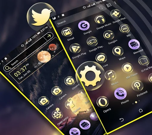 Full Moon Launcher Theme screenshot 1