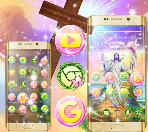 Jesus Launcher Theme screenshot 1