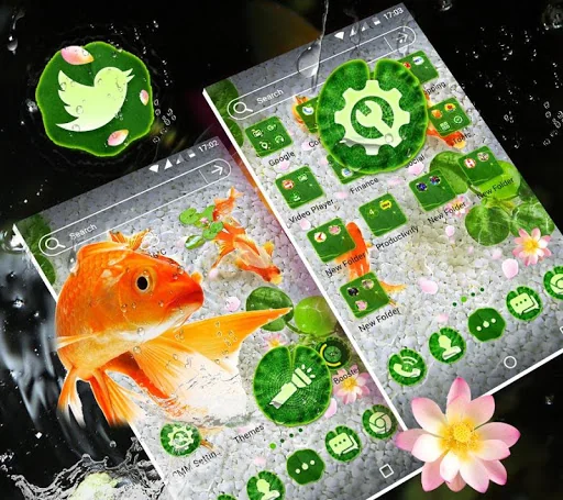 Koi Fish Launcher Theme screenshot 2