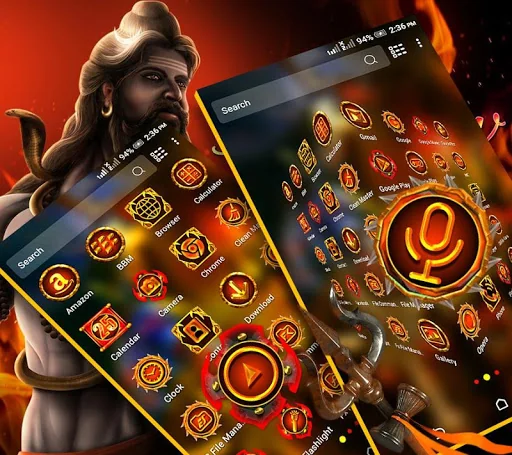 Lord Shiva Launcher Theme