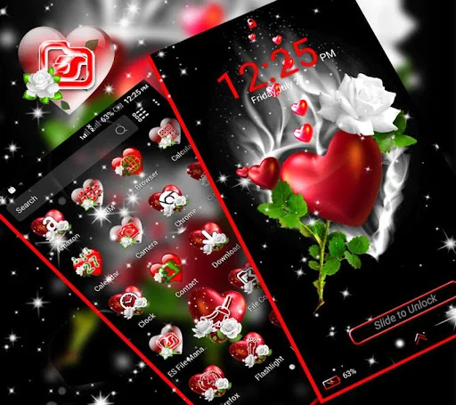 Love Heart Launcher Theme