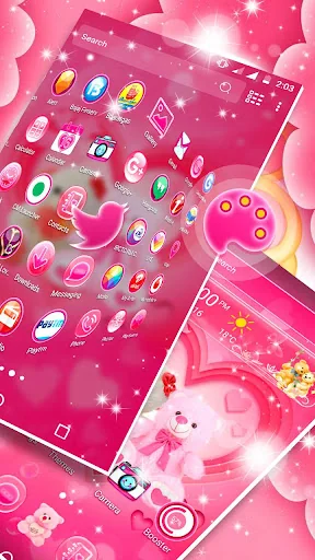 Love Bear Launcher Theme screenshot 4