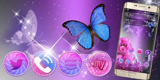Pink Rose Launcher Theme screenshot 2
