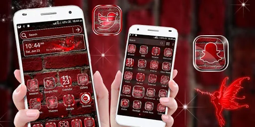 Red Brick Launcher Theme screenshot 2
