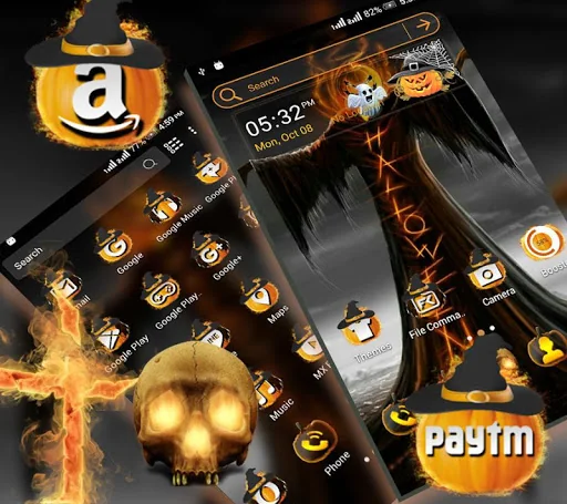 Scary Halloween Launcher Theme