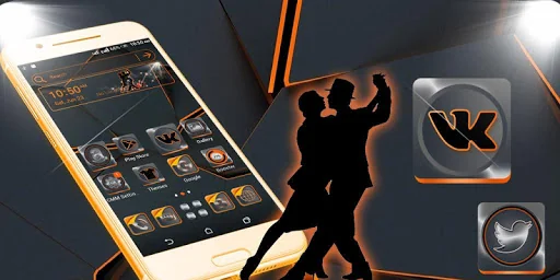 Simple Black Launcher Theme screenshot 2