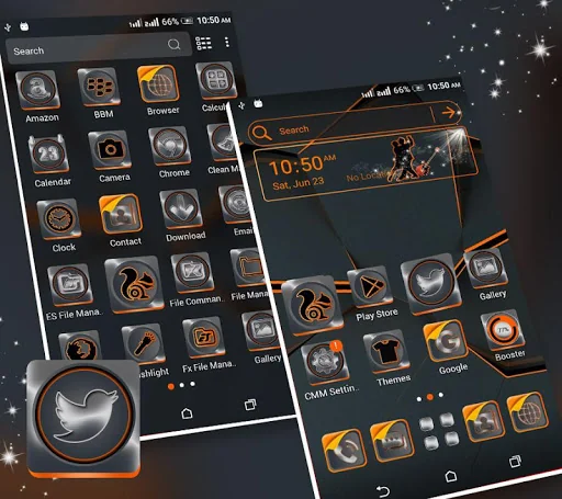 Simple Black Launcher Theme screenshot 4