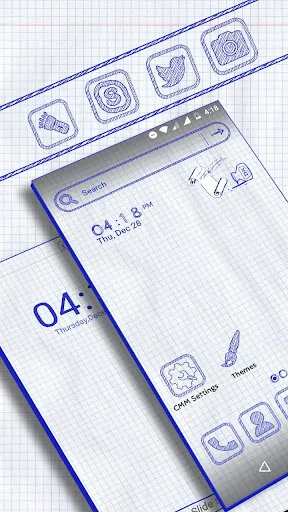 Sketch Launcher Theme screenshot 1