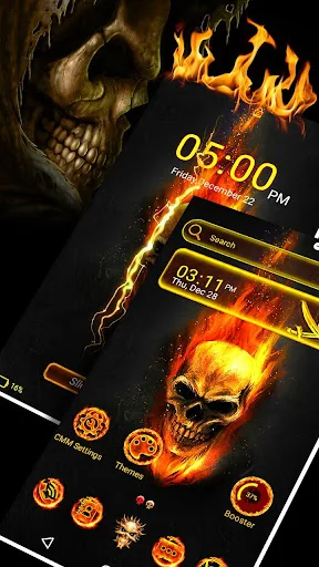 Skull Launcher Theme screenshot 3