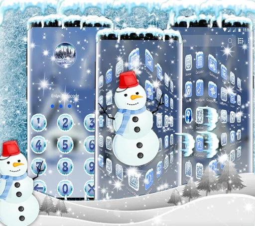 Ice Snow Launcher Theme screenshot 1