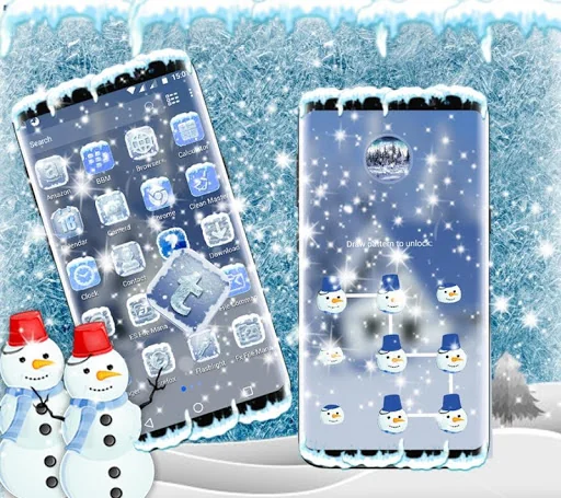 Ice Snow Launcher Theme screenshot 4