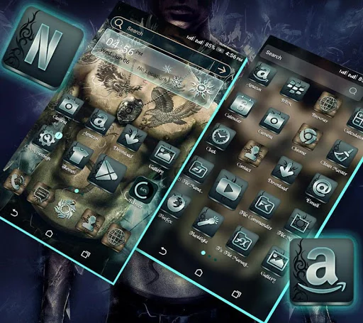 Tattoo Launcher Theme screenshot 2