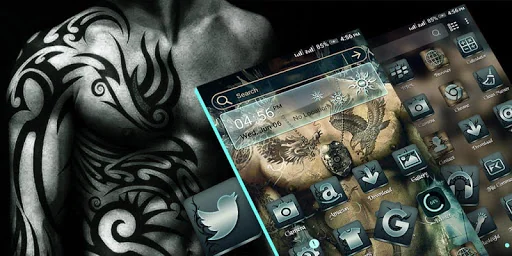Tattoo Launcher Theme screenshot 3