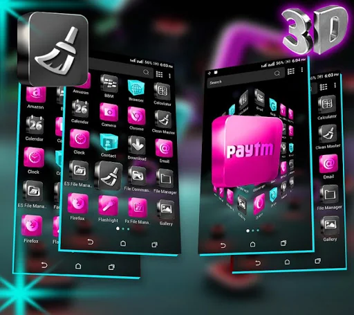 3D Icon Launcher Theme screenshot 4
