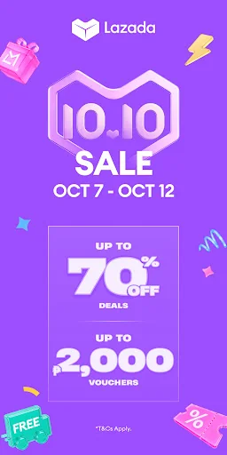 Lazada 10.10 Sale app screenshot