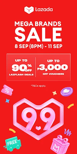 Lazada 9.9 Mega Brands Sale app screenshot