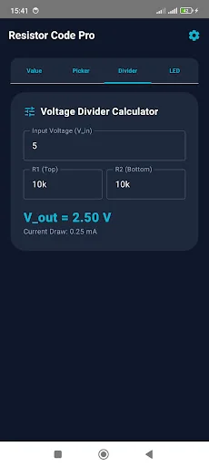 Resistor Code Pro: Calculator