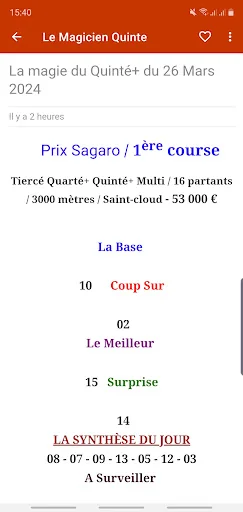 Le Quinte Plus - Pronostics screenshot 2
