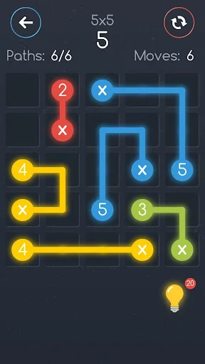 Number link. Connect the dots