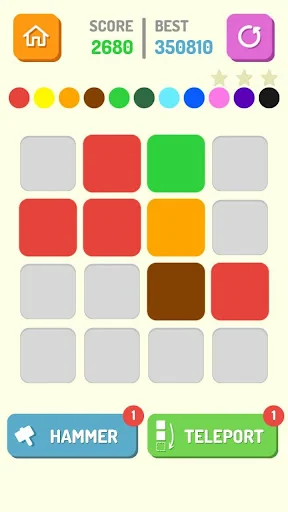 Color cell connect - puzzle screenshot 1