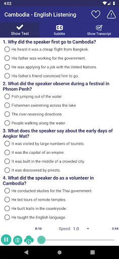 British English Listening screenshot 1