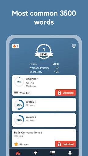 Learn French Vocabulary Words screenshot 1