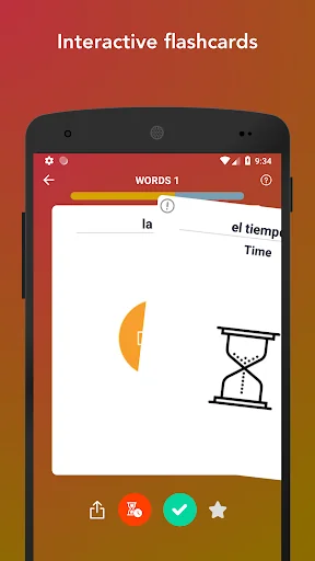 Learn Spanish Vocabulary Words screenshot 2