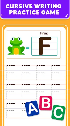 English Cursive Writing App