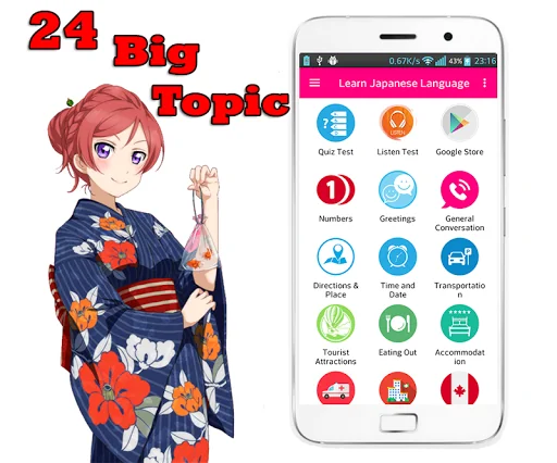 Learn Japanese Offline