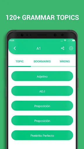Learn Spanish Grammar A1 A2 B1 screenshot 1