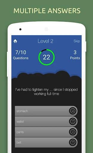 English Idioms Quiz Test screenshot 2