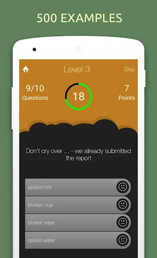 English Idioms Quiz Test screenshot 3